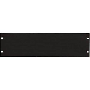 avsl Adastra 3U 19" Rack Mount Blanking Panel, Steel, Black (853.018UK)